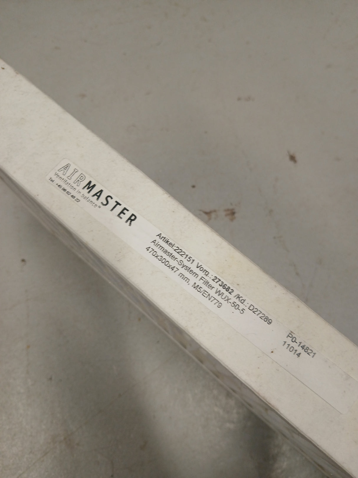 Airmaster 222151 ventilasjonsfilter