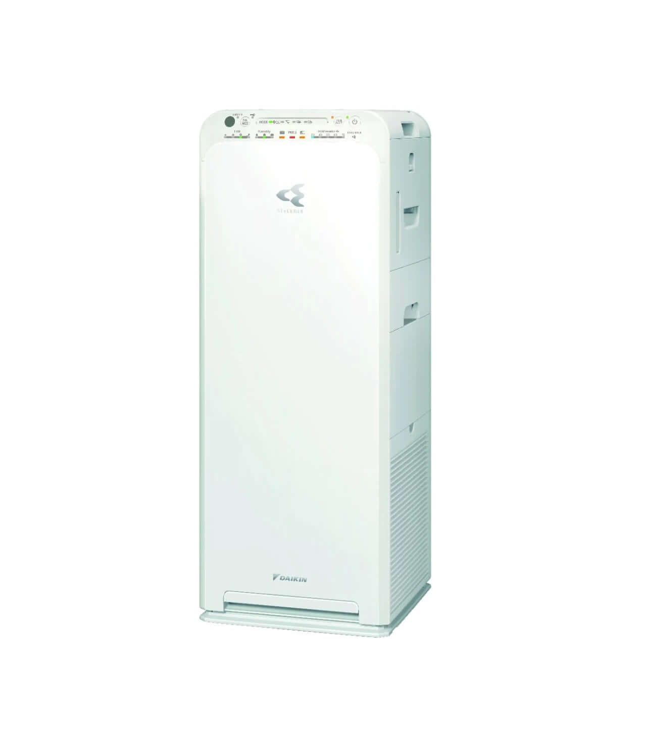 Daikin luftrenser med befukter Daikin luftrensere opprettholder vårt løfte om å gi et renere og sunnere inneklima i boliger, kontor og offentlige rom. I dagens godt isolerte hus inneholder luften vi puster inn et et stort antall små skadelige luftbårne su