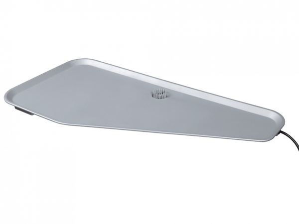 Kondensvann brett ''Pancake'' Innovativt og energisparende dreneringsbrett. Pancake ECO har 2 termostater, hvorav primærtermostaten slår inn ved +3°C . Denne slår inn varmen på halv effekt. Når du trenger mer effekt ved lavere utetemperatur, slår sekundær