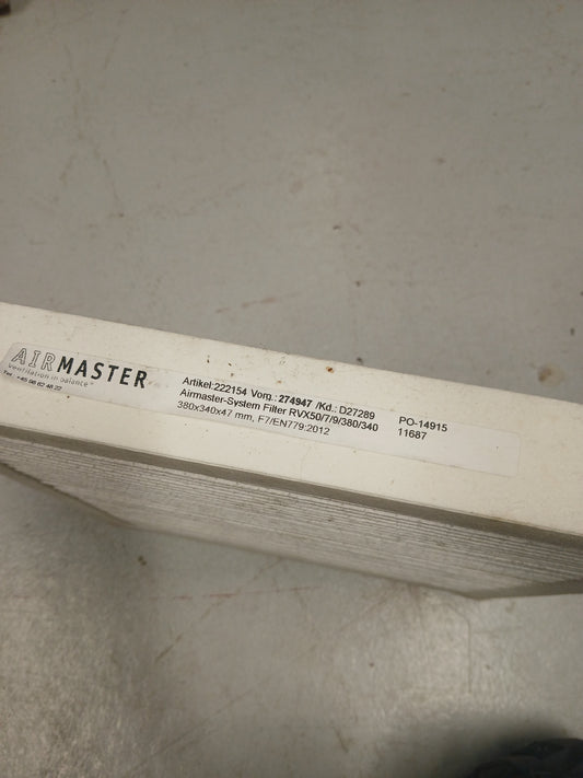 Airmaster RVX50 222154 ventilasjonsfilter