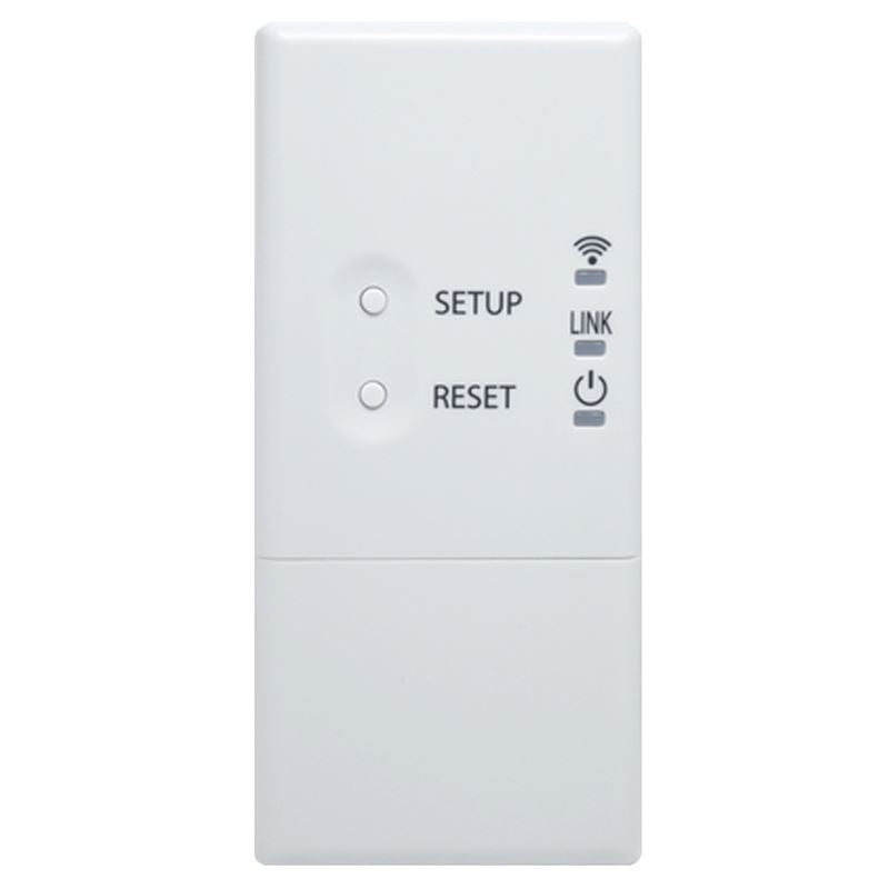 WiFi-modul til Toshiba Når du vil ha WiFi-styring til varmepumpen, velger du Toshiba WiFi som tilbehør. Du styrer varmepumpen med tilhørende app til iOS og Android. Den trådløse styringen passer til våre nye varmepumper. Gulvmodell Seiya Polar (hvit) Tråd